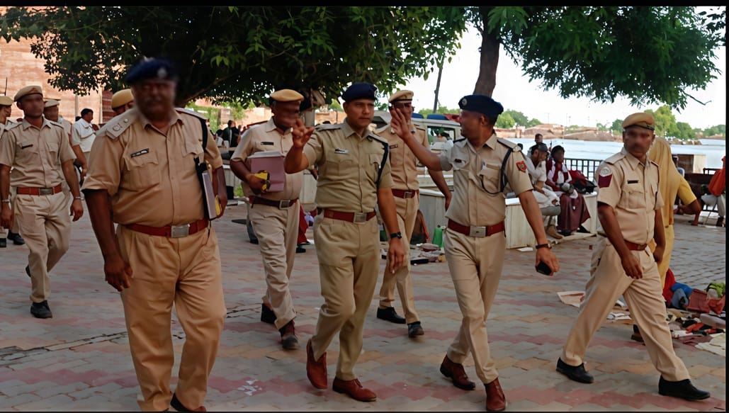 रामदेवरा मेले की तैयारियों का जायजा लेते कलेक्टर और एसपी