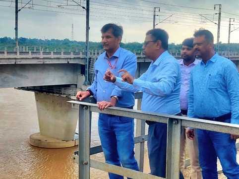 डालमियानगर में रेल भूमि का निरीक्षण, डिहरी ऑन सोन मल्टीट्रैक सोन रेल ब्रिज व एनएसटीपीएस में कोल