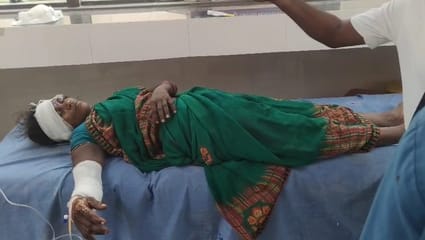 मधेपुरा मेडिकल कॉलेज में इलाजरत घायल। फोटो - अमर उजाला डिजिटल