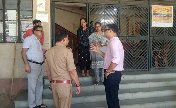 परीक्षा को लेकर प्रशासन से जारी किया नक्शा।सोत:प्रशासन परीक्षा को लेकर प्रशासन से जारी किया नक्शा।सोत:प्रशासन