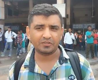 बस अड्डा पर रोडवेज की बस न होने से परेशान यात्री। संवाद