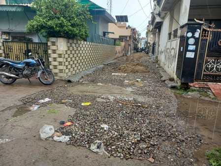 अंबाला जगाधरी राजमार्ग स्थित निर्माणाधीन दमकल कार्यालय। संवाद