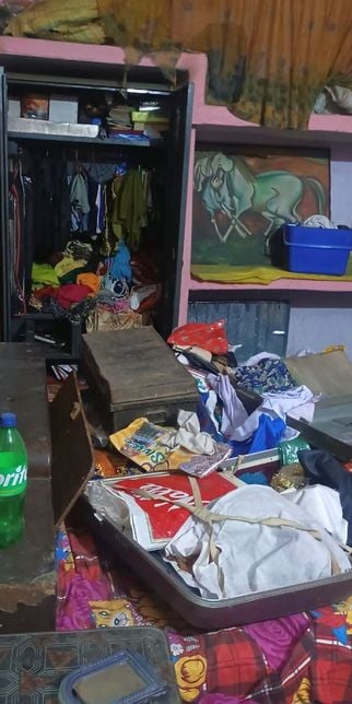 चोरों की मारपीट में घायल राजेंद्र। संवाद