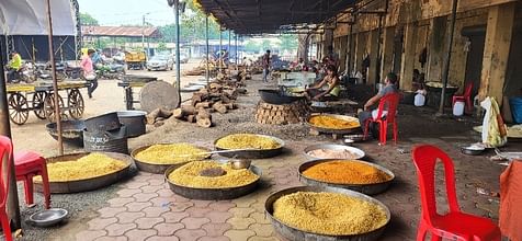सवारी मार्ग पर की गई साफ सफाई।