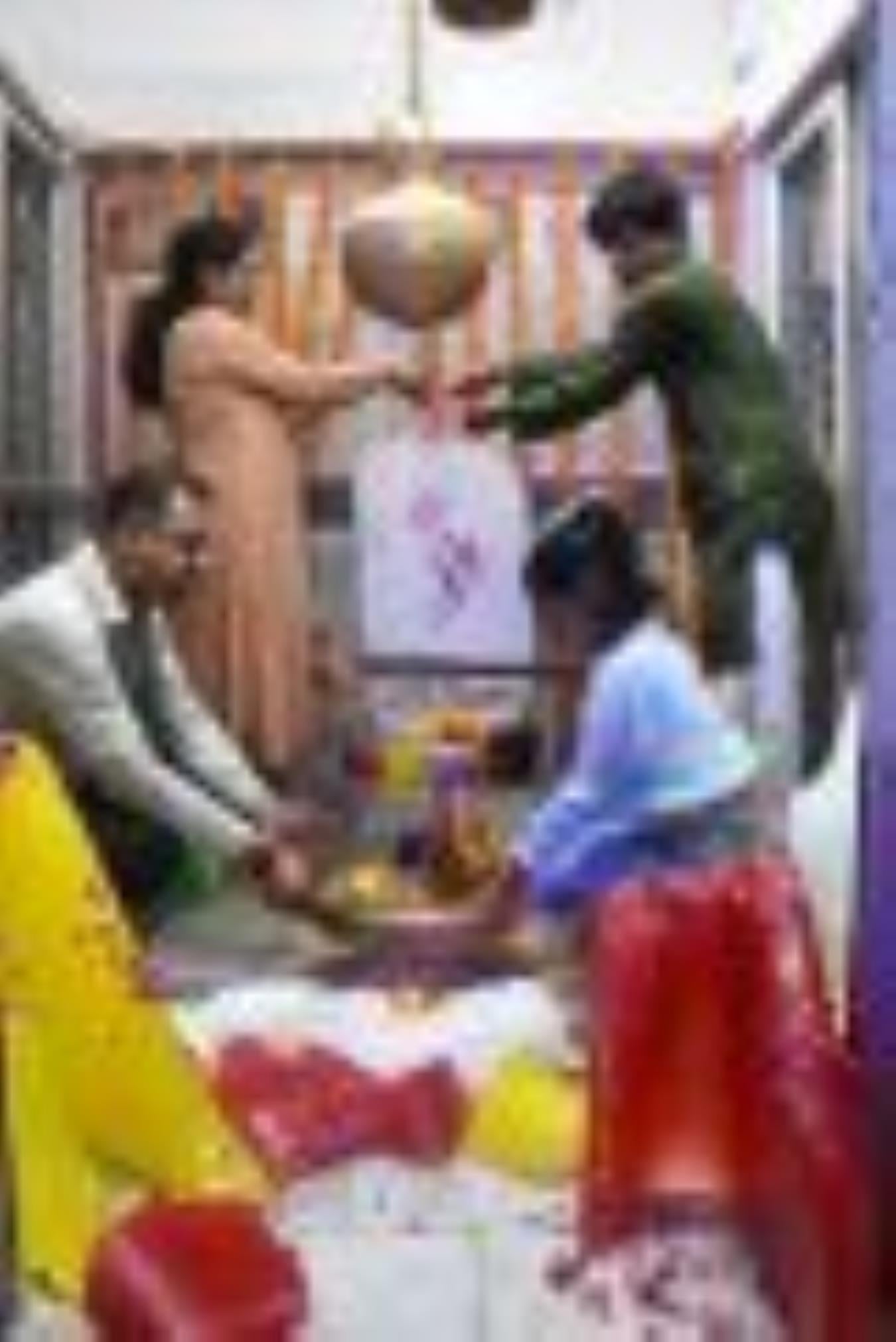 राजेंद्रनगर स्थित महाकाल मंदिर में हुआ पूजन।