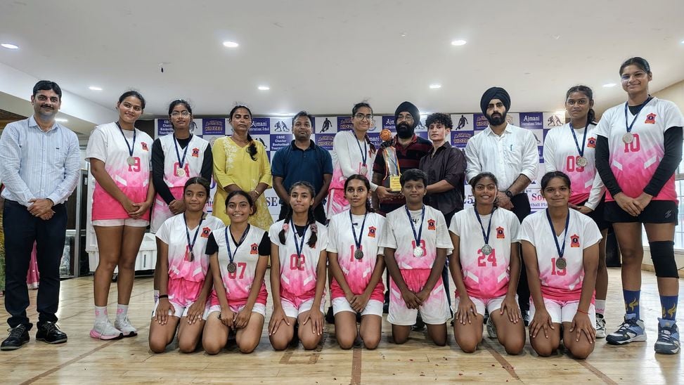 सीबीएसई.क्लस्टर बास्केटबॉल प्रतियोगिता में हिस्सा लेती खिलाड़ी। स्रोत- आयोजक सीबीएसई.क्लस्टर बास्केटबॉल प्रतियोगिता में हिस्सा लेती खिलाड़ी। स्रोत- आयोजक