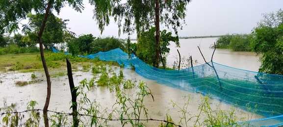 जलालाबाद-शमशाबाद स्टेट हाईवे पर गंगा की बाढ़ का निरीक्षण करते एडीएम अरविंद कुमार। स्रोत : प्रशा जलालाबाद-शमशाबाद स्टेट हाईवे पर गंगा की बाढ़ का निरीक्षण करते एडीएम अरविंद कुमार। स्रोत : प्रशा