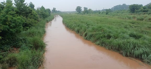 मुलाना में मारकंडा नदी । संवाद