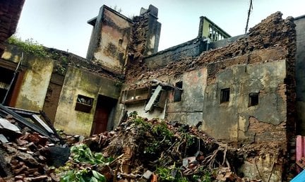 सहारनपुर में फिर उफान पर आई ढमोला नदी आसपास की कॉलाेनी में बढ़ा पानी का खतरा
