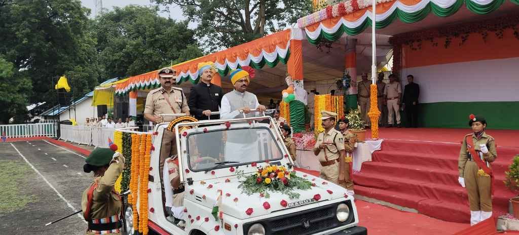 समारोह पूर्वक मनाया गया स्वतंत्रता दिवस का कार्यक्रम