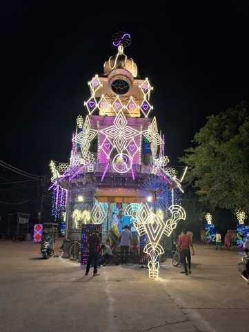 बिल्सी में कान्हा के रुप में सजा शिवाय। स्रोत: परिवार