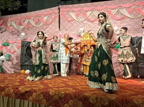 बिल्सी में कान्हा के रुप में सजा शिवाय। स्रोत: परिवार