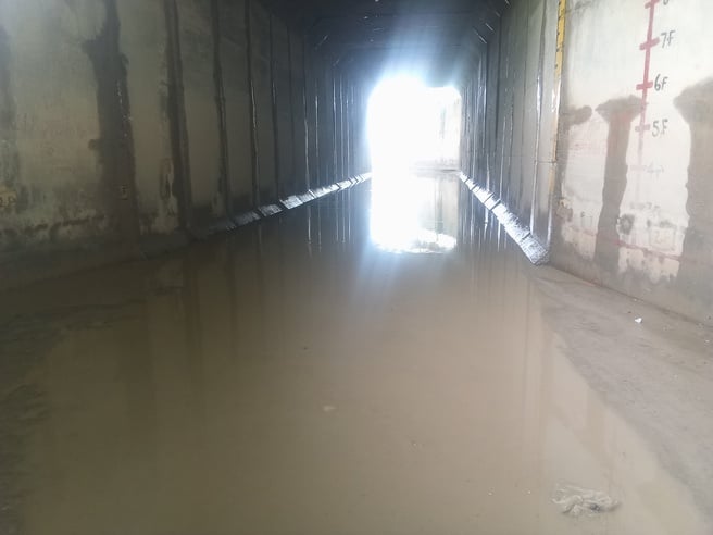 शामली बैंड़ मार्केट में जलभराव । संवाद