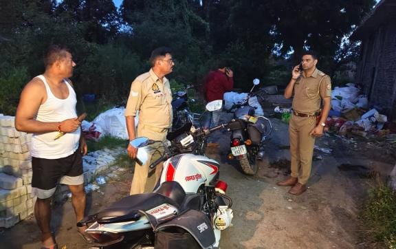 केमिकल रिसाव में झुलसे युवक।
