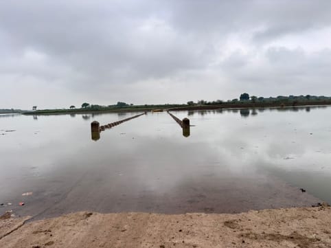 फोटो -07 यमुना नदी का तेजी से बढ़ता जलस्तर। स्रोत