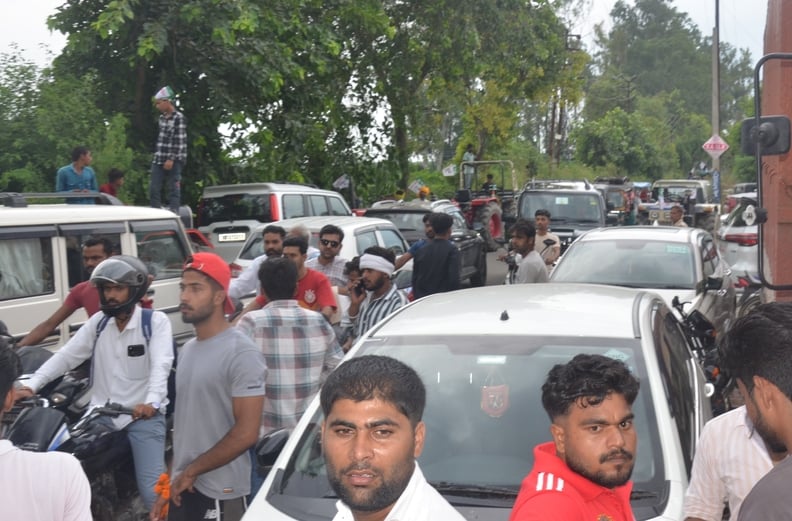 शामली में माजरा रोड पर रालोद कार्यालय में  कार्यकर्ता सम्मेलन में  रालोद अल्पसंख्यक प्रकोष्ठ के