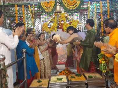 चिंतामन गणेश मंदिर में उमड़ा जनसैलाब