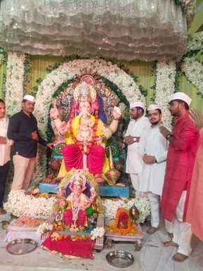खिरनीबाग स्थित रामचरण लाल धर्मशाला में महाराष्ट्र मराठा मंडल की ओर से आयोजित श्री गणेश महोत्सव