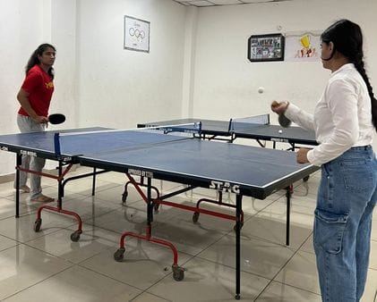फोटो 18- सोनीपत के जीवीएम कन्या महाविद्यालय में राष्ट्रीय खेल दिवस के उपलक्ष्य में आयोजित समारो