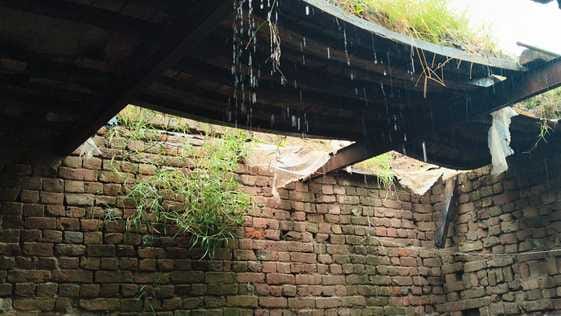 कलानौर के पास यमुना के किनारे पर हुआ कटाव। संवाद