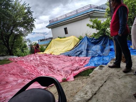 नगर पंचायत निरमंड में पेयजल लाइनों को बरसात से पहुंची क्षति। संवाद नगर पंचायत निरमंड में पेयजल लाइनों को बरसात से पहुंची क्षति। संवाद