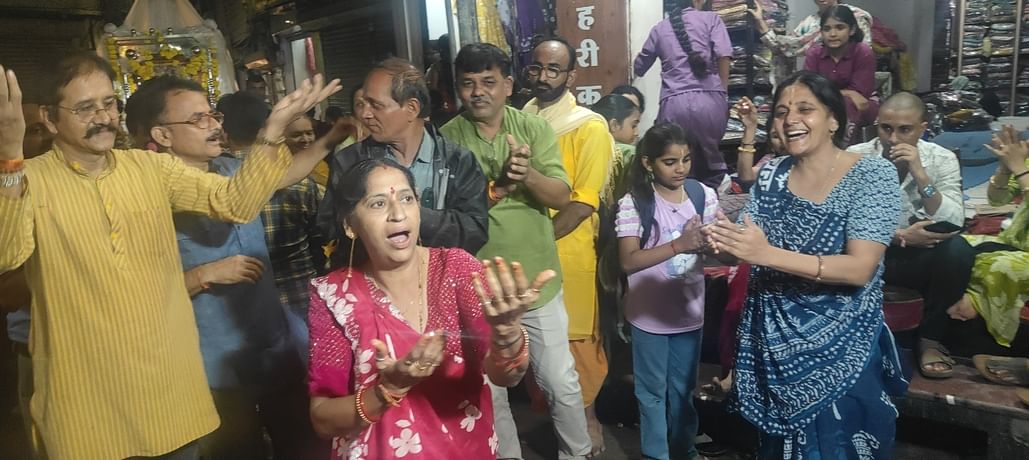 जलझूलनी एकादशी पर बांसवाड़ा में निकाली गई शोभायात्रा। 