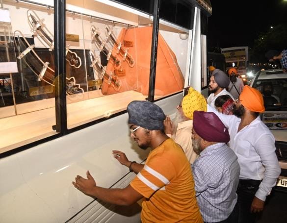 सिखों के नौवें गुरु तेग बहादुर साहिब के 350वें शहीदी पर्व के उपलक्ष्य में असम से निकली शहीदी या
