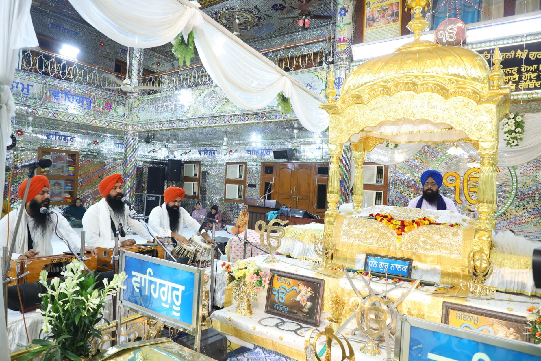 असम से लखनऊ पहुंची शहीदी यात्रा के लिए यहियागंज गुरुद्वारा में  बुधवार को कीर्तन हुआ। 