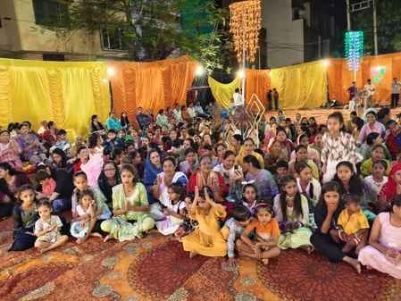 अंबाला छावनी के लालकुर्ती बाजार में आयोजित कार्यक्रम के दौरान मौजूद गणमान्य। प्रवक्ता
