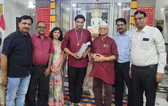 सेक्टर 2 शास्त्रीनगर जैन मंदिर में कार्यक्रम।