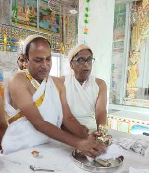 सेक्टर 2 शास्त्रीनगर जैन मंदिर में कार्यक्रम।