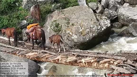 मारवाह में फंसे आदिवासी परिवारों को बचाया गया मारवाह में फंसे आदिवासी परिवारों को बचाया गया