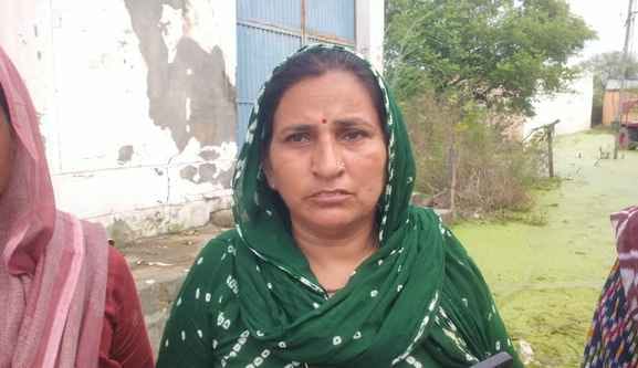 09jjrp14- देव नगर कालोनी में घरों के बाहर मुख्य गली में जमा काई युक्त गंदे पानी से गुजरती महिला 09jjrp14- देव नगर कालोनी में घरों के बाहर मुख्य गली में जमा काई युक्त गंदे पानी से गुजरती महिला