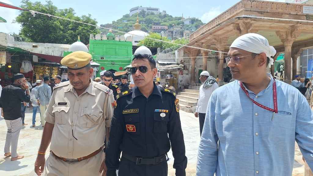 अजमेर दरगाह में NSG का सुरक्षा निरीक्षण