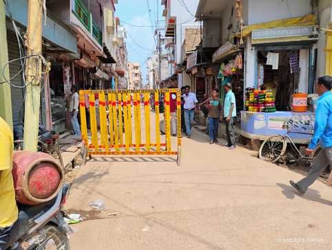मंदिर परिसर में हुआ गैस रिसाव
