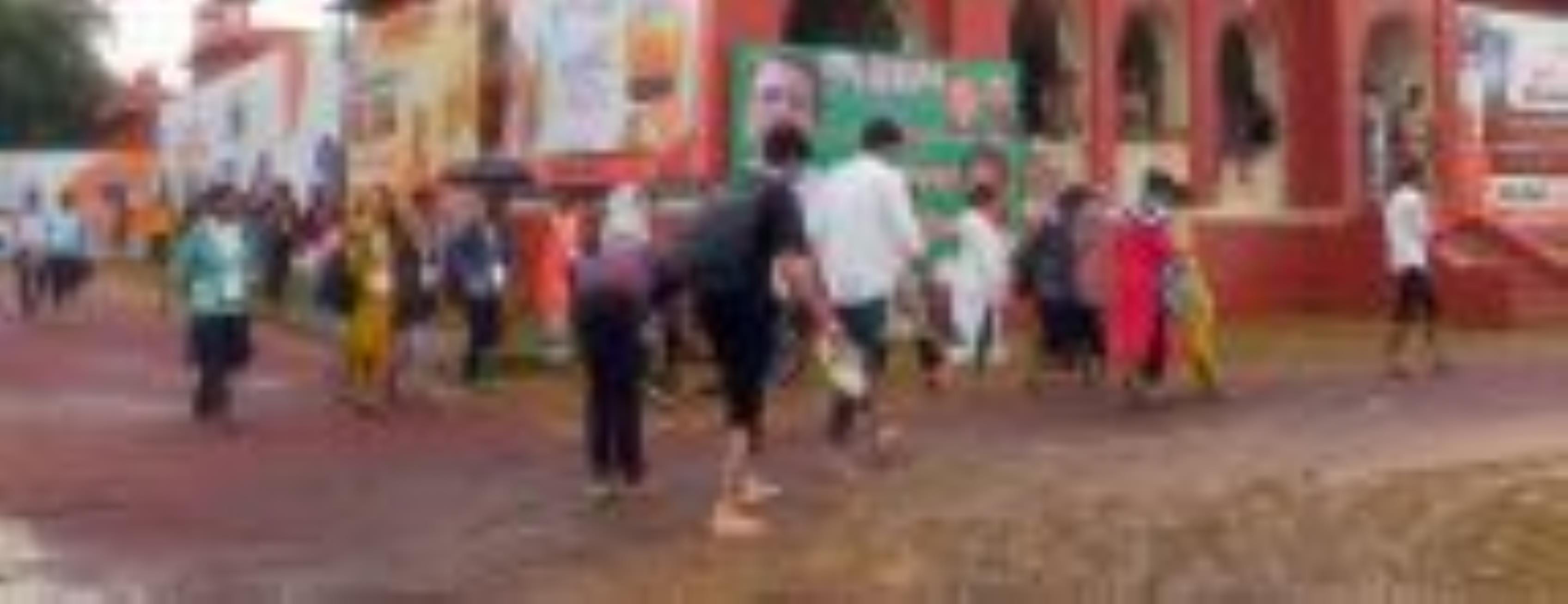 कॉल्विन तालुकेदार्स कॉलेज में लखनऊ कौशल महोत्सव के आखिरी दिन बुधवार को उमड़ी नौजवानों की भीड़। 