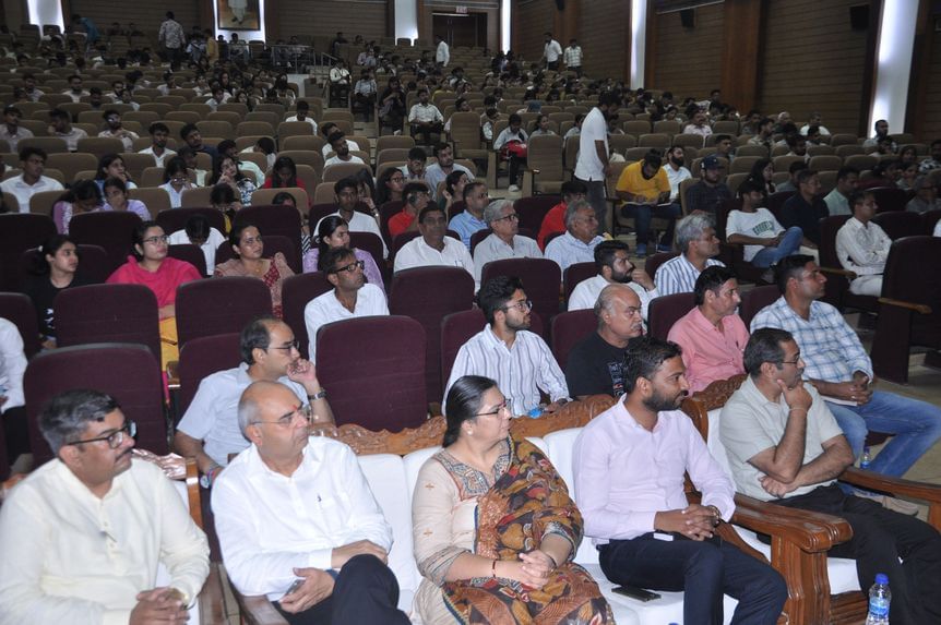 17-एमडीयू में एमएसएमई फॉर भारत कॉन्क्लेव में उपस्थित उद्यमी, एमडीयू के शिक्षक एवं विद्यार्थी।