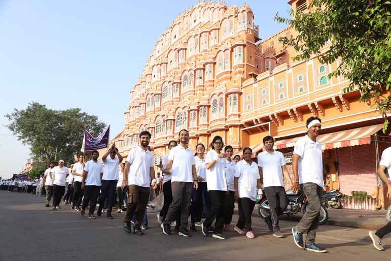 10वें आयुर्वेद दिवस पर राष्ट्रीय आयुर्वेद संस्थान में रन फॉर आयुर्वेद और जागरूकता रैली आयोजित