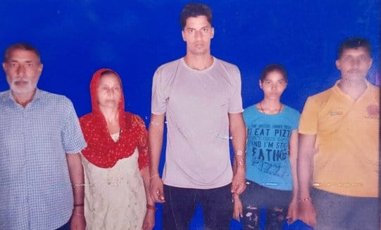 भाला फेंक खिलाड़ी सचिन यादव