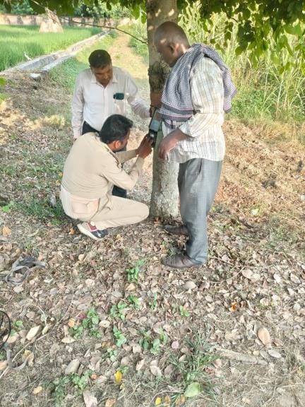 कैंट इलाके में नाइट विजन सेंसरयुक्त कैमरे लगाते वन कर्मी एवं तेंदुआ दिखने के वायरल वीडियो का स् कैंट इलाके में नाइट विजन सेंसरयुक्त कैमरे लगाते वन कर्मी एवं तेंदुआ दिखने के वायरल वीडियो का स्