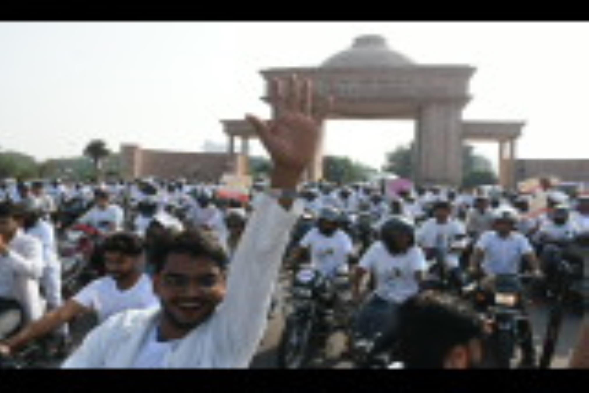 आयुर्वेद दिवस पर हुआ कार्यक्रम, निकली बाईक रैली।