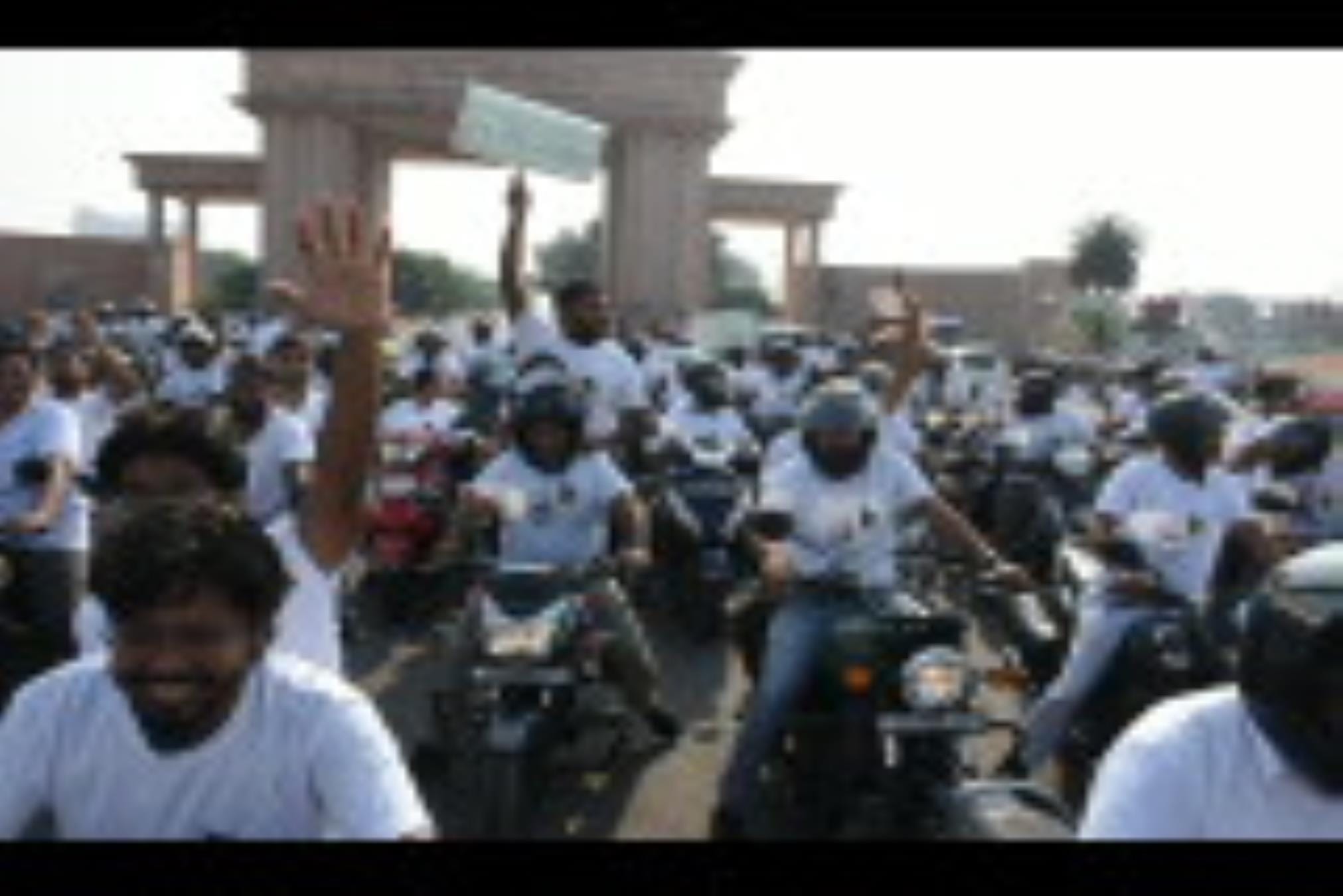 आयुर्वेद दिवस पर हुआ कार्यक्रम, निकली बाईक रैली।