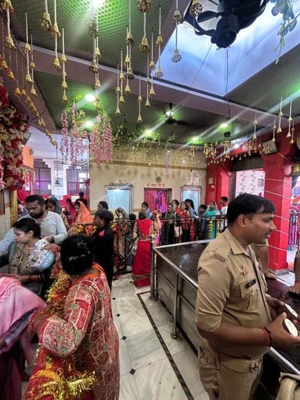 बड़ी काली जी मंदिर में उमड़ी श्रद्धा