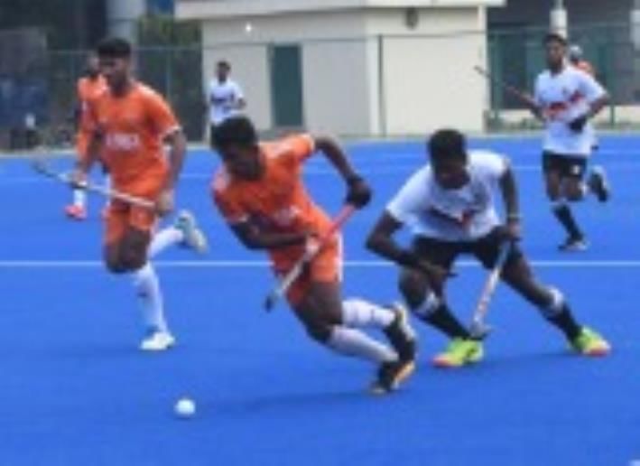 मो. शाहिद स्टेडियम में खेली जा रही ऑल इंडिया केडी सिंह बाबू प्राइजनमनी हाॅकी के तहत एयरफोर्स 