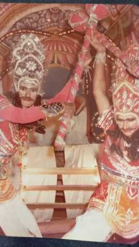 33 सीवन में रंगमंच क्लब की ओर से की गई रामलीला में सुग्रीव व राम का मिलन   फाइल फोटो