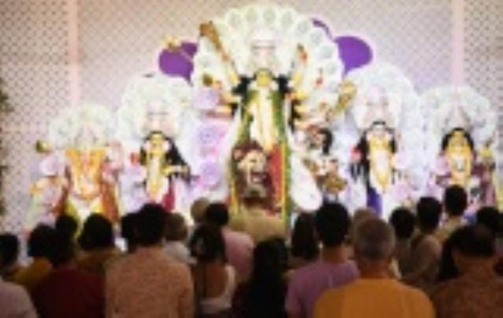 दुर्गा पूजा में भक्ति व संस्कृति का अद्भुत संगम