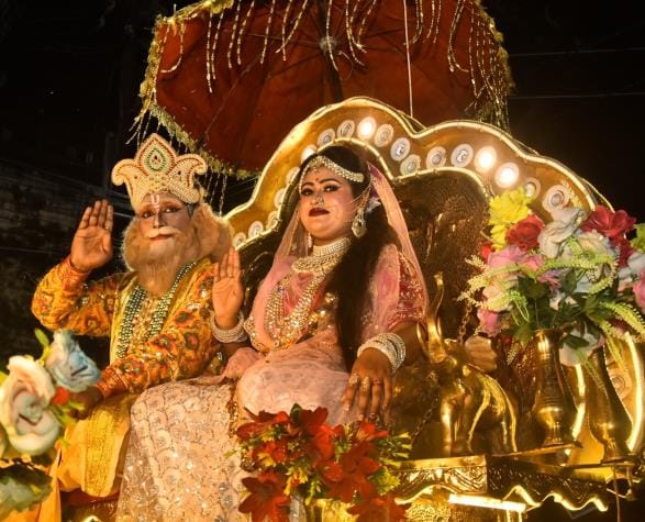 अयोध्या सा दृश्य... लक्ष्मण नगरी के भ्रमण पर निकले श्रीराम अयोध्या सा दृश्य... लक्ष्मण नगरी के भ्रमण पर निकले श्रीराम