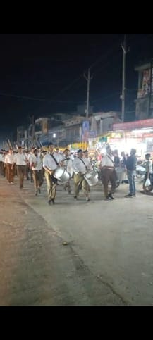 मैहर में निकला पथ संचालन