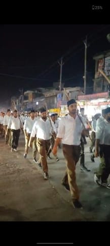 मैहर में निकला पथ संचालन