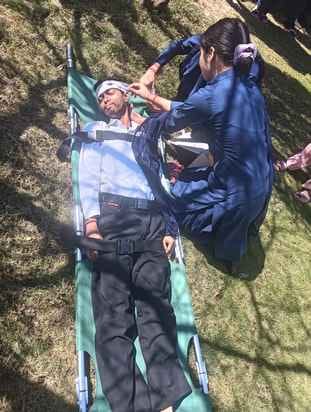 दयोथ पाठशाला में मॉक ड्रिल का अभ्यास करते हुए विद्यार्थी। स्रोत: स्कूल प्रबंधन। दयोथ पाठशाला में मॉक ड्रिल का अभ्यास करते हुए विद्यार्थी। स्रोत: स्कूल प्रबंधन।